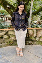 Charcoal Boho Shirt