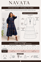 Charcoal Boho Tiered Dress