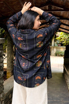 Charcoal Boho Shirt