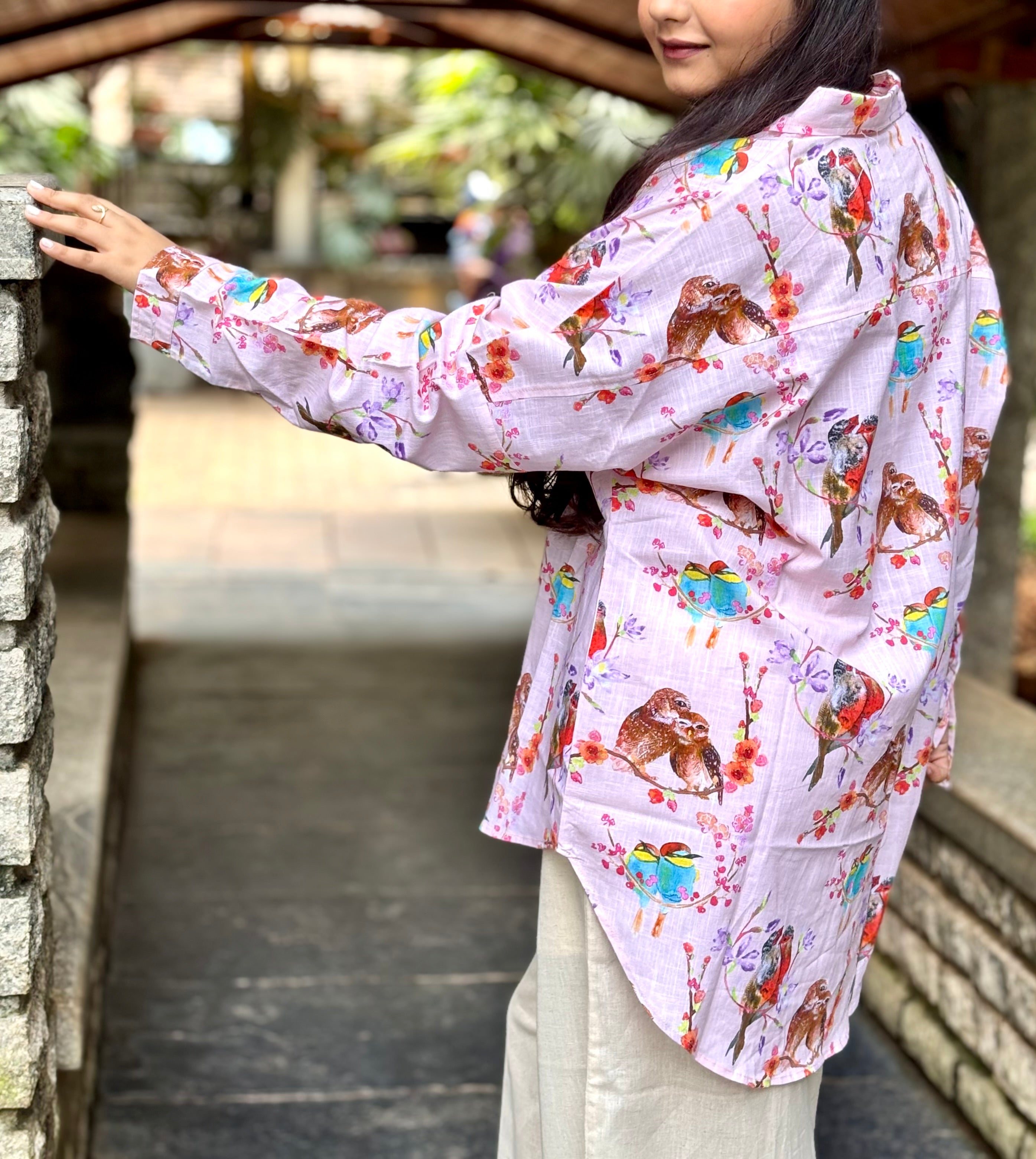 Lovebirds Pink Shirts