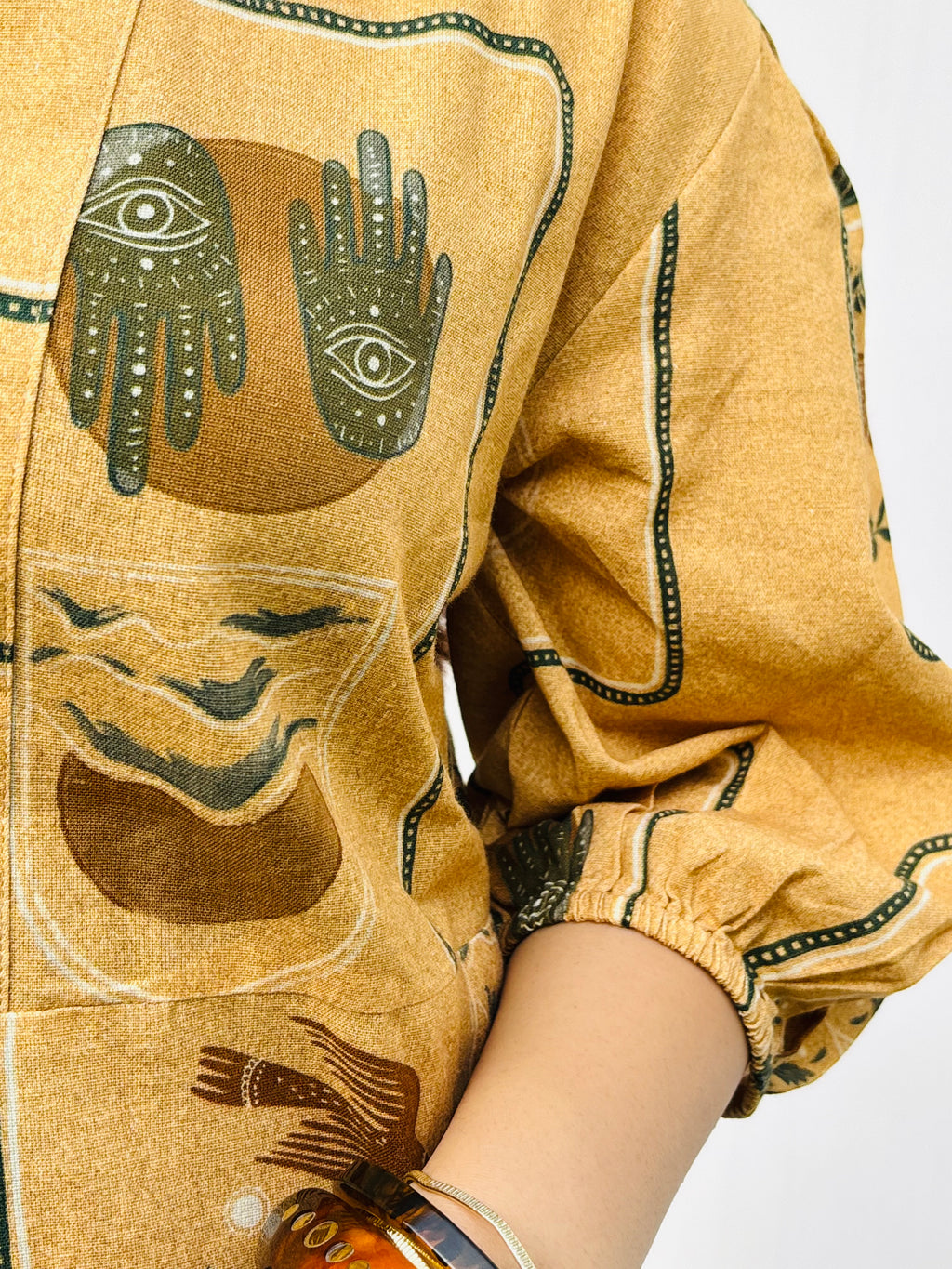 Beige Boho Tiered Dress