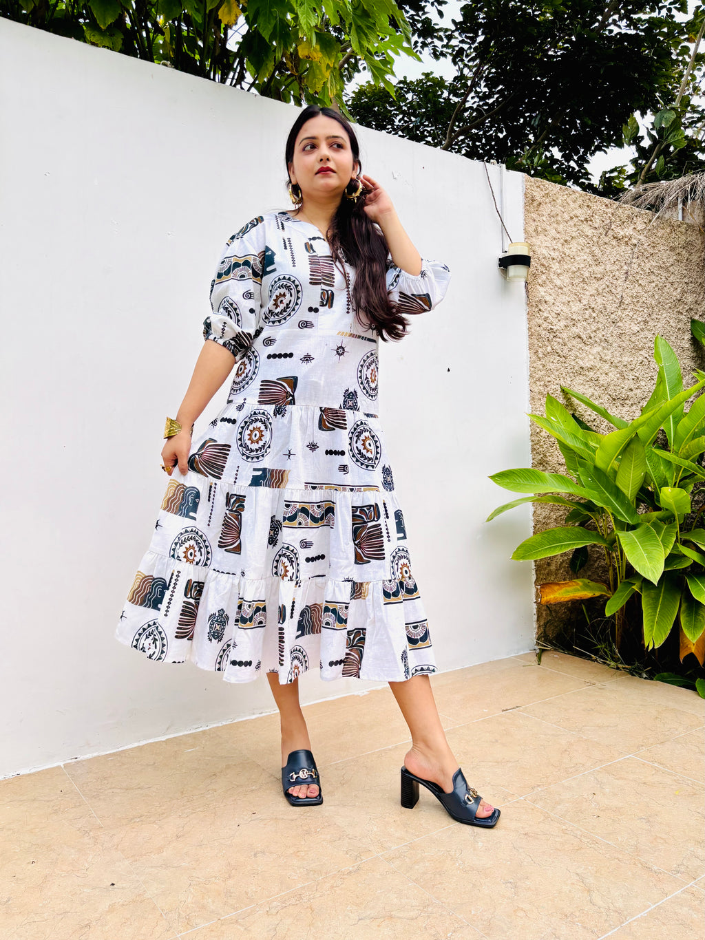 Moonlight Mandala Dress