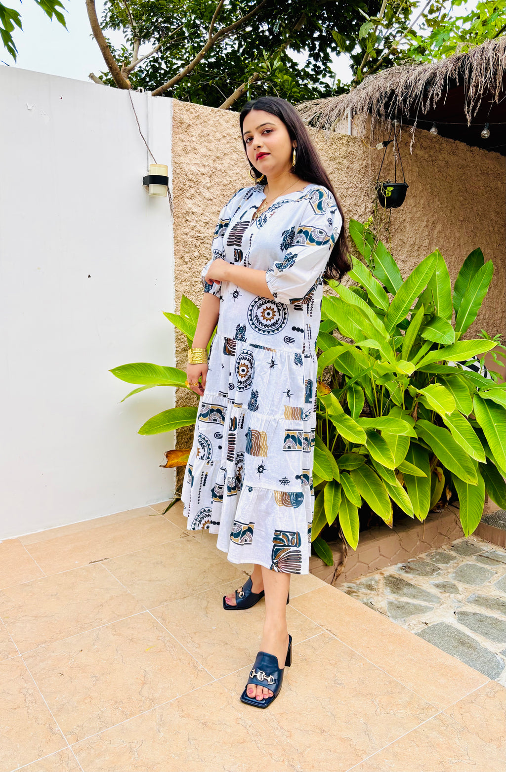Moonlight Mandala Dress