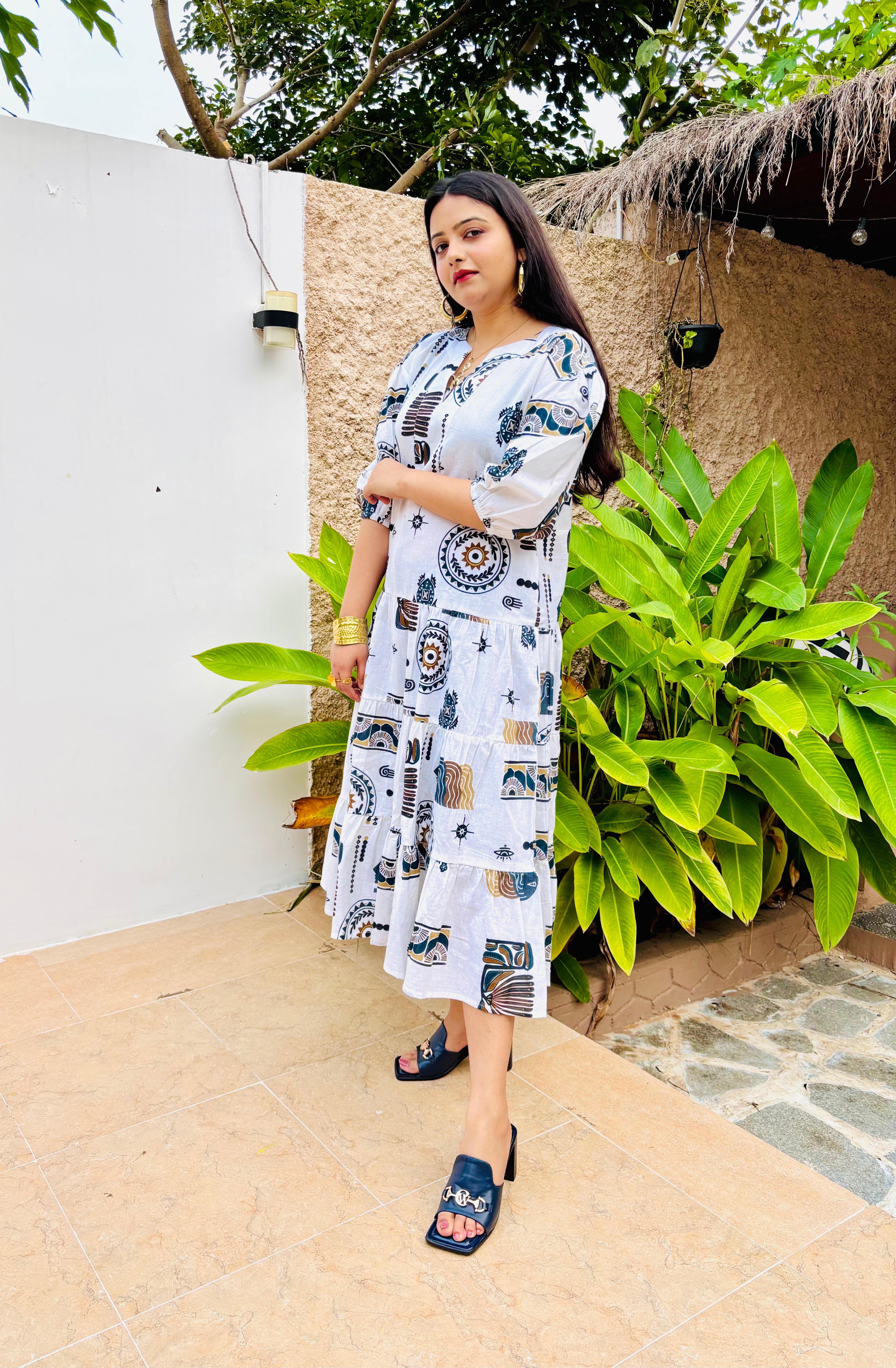 Moonlight Mandala Dress