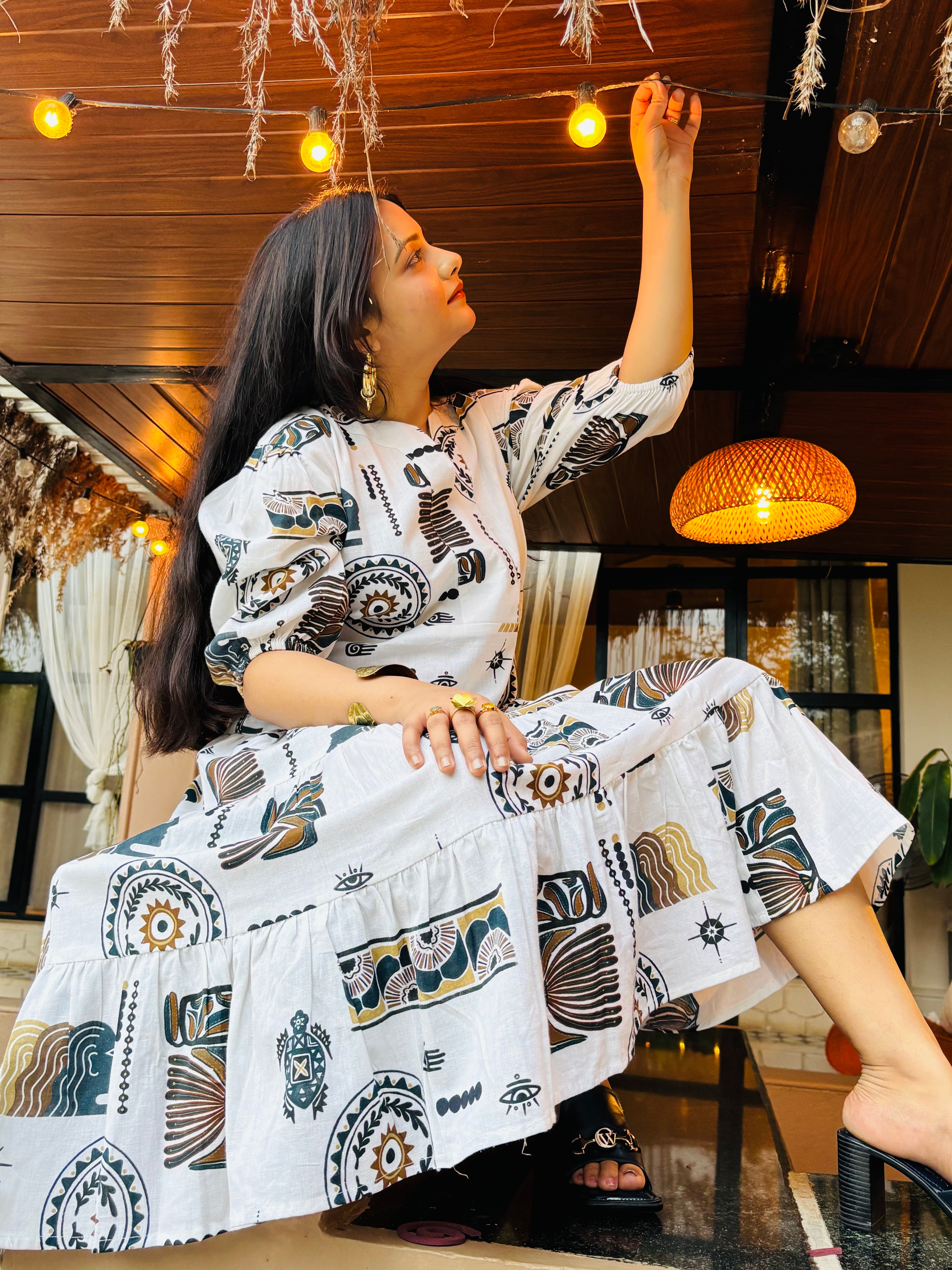 Moonlight Mandala Dress