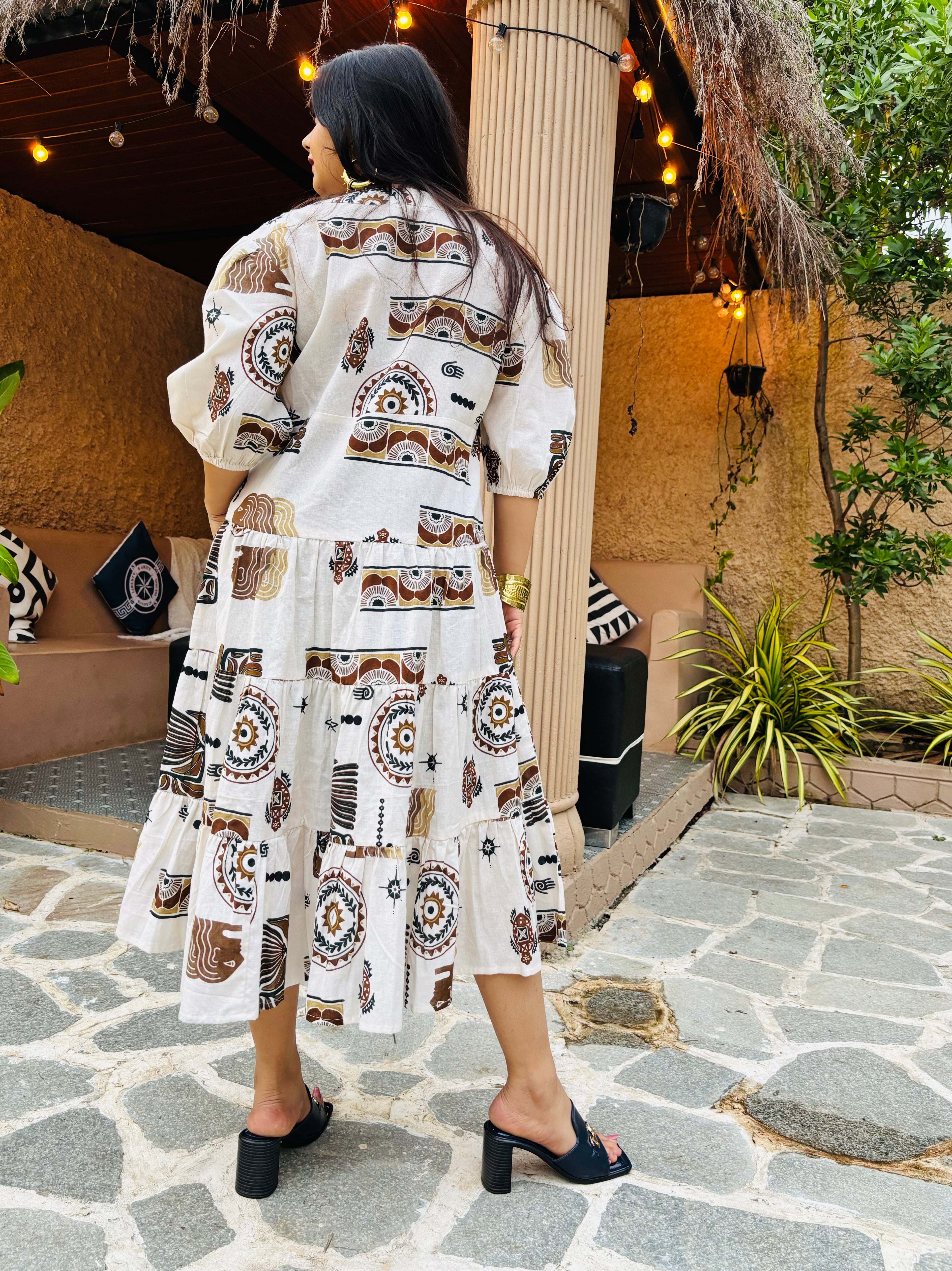 Sunset Mandala Dress