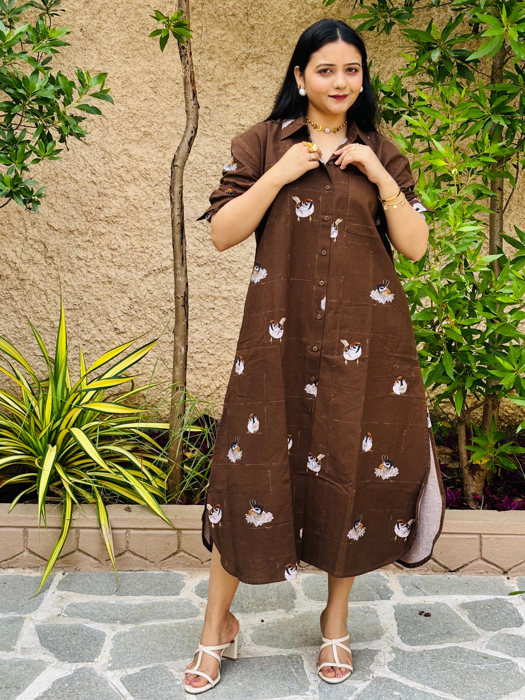Women's Linen Cotton Shirtdress – Sparrow Sway