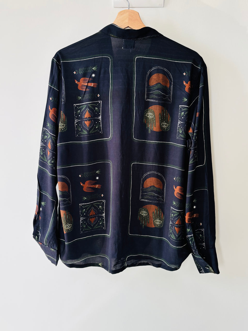 Charcoal Boho Shirt