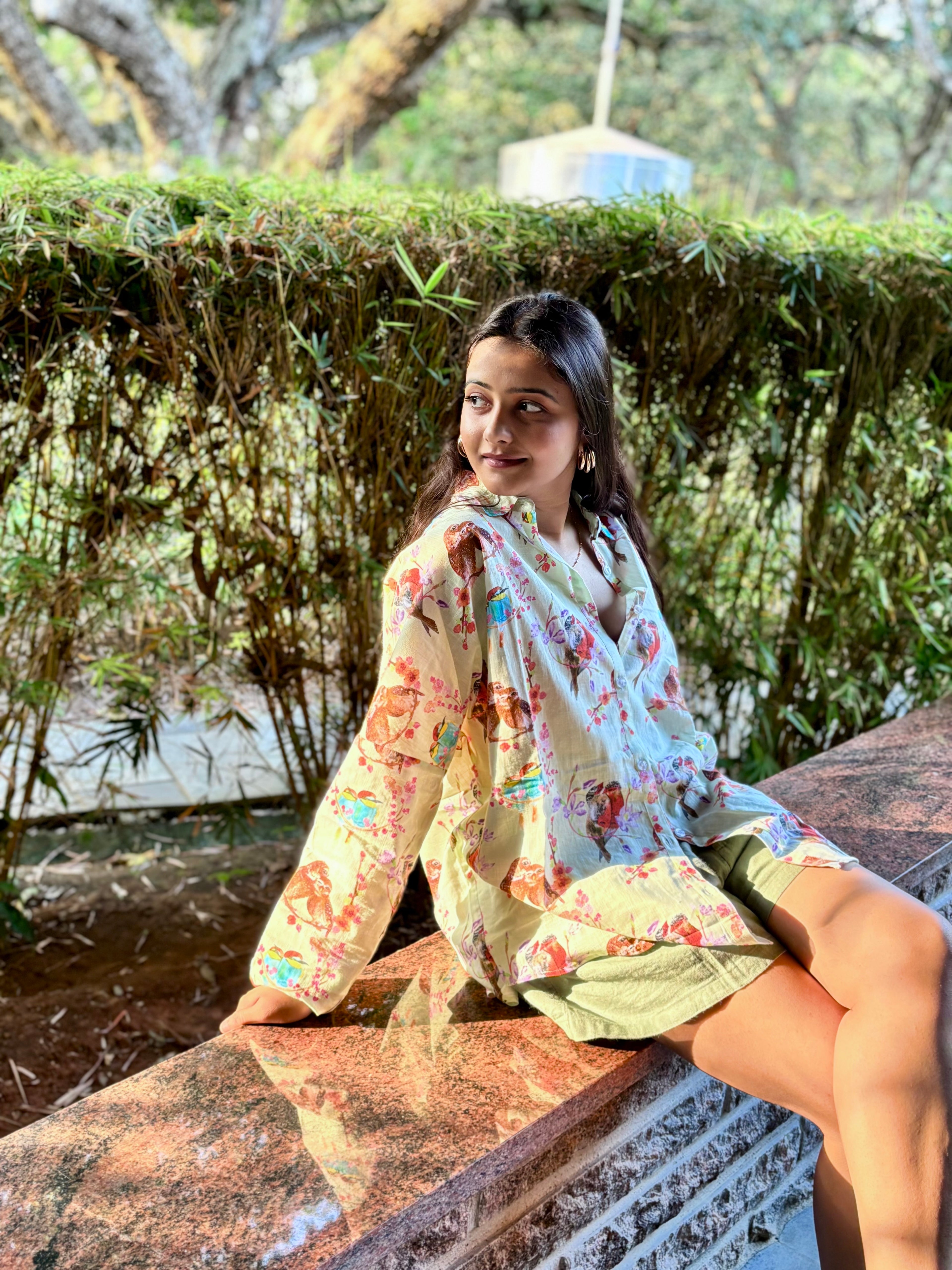 LoveBirds Sage Green Shirt