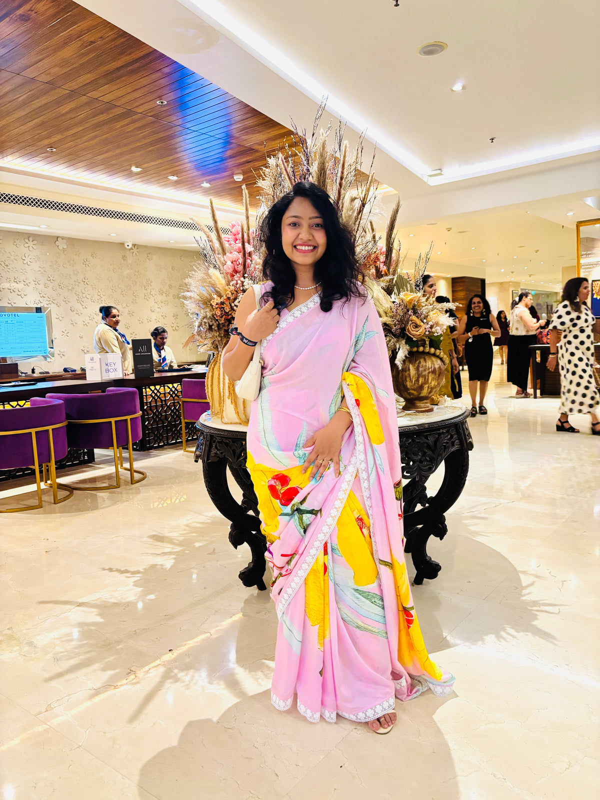 The Orchid Saree
