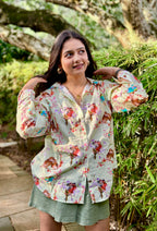 LoveBirds Sage Green Shirt