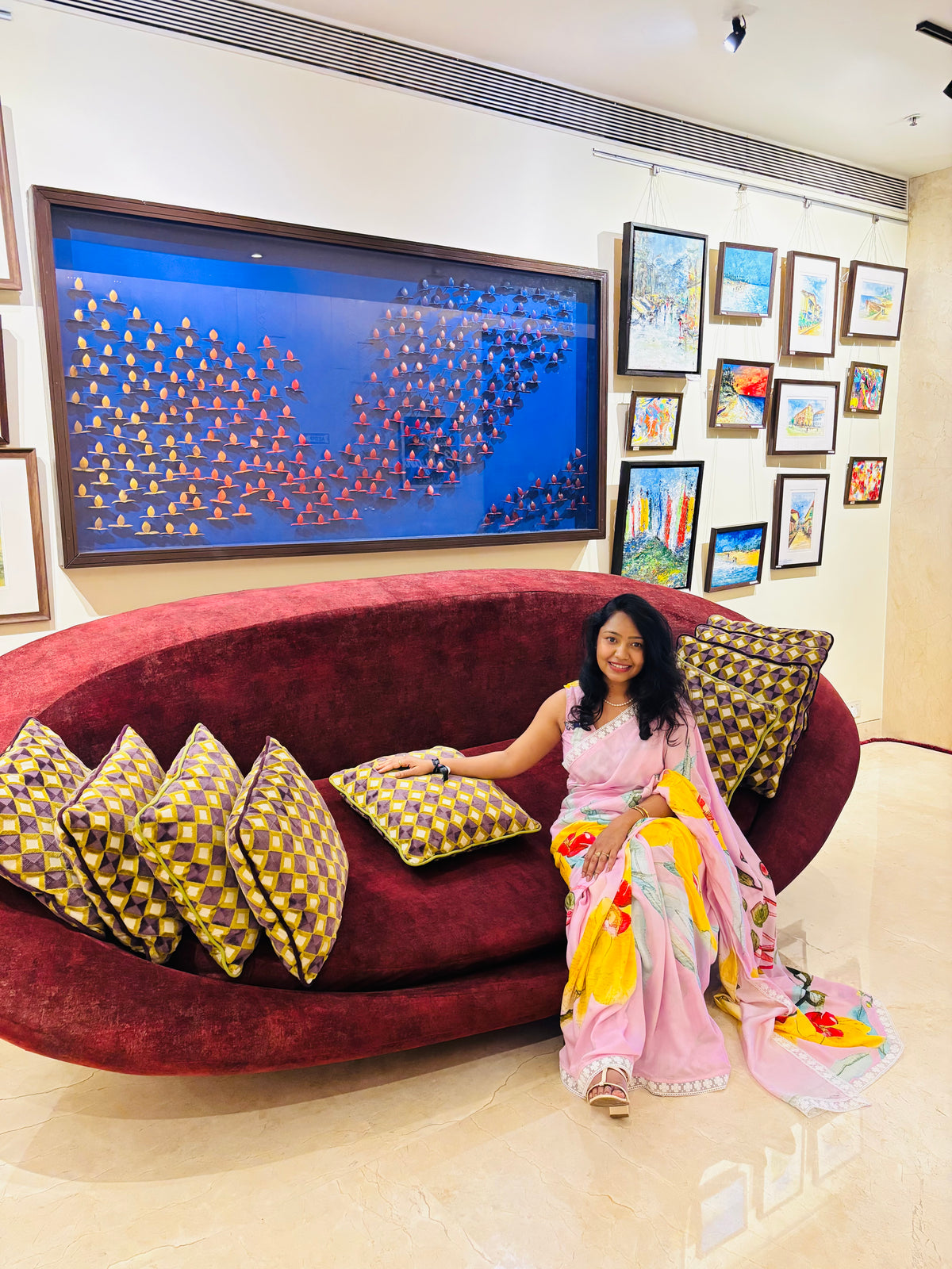 The Orchid Saree