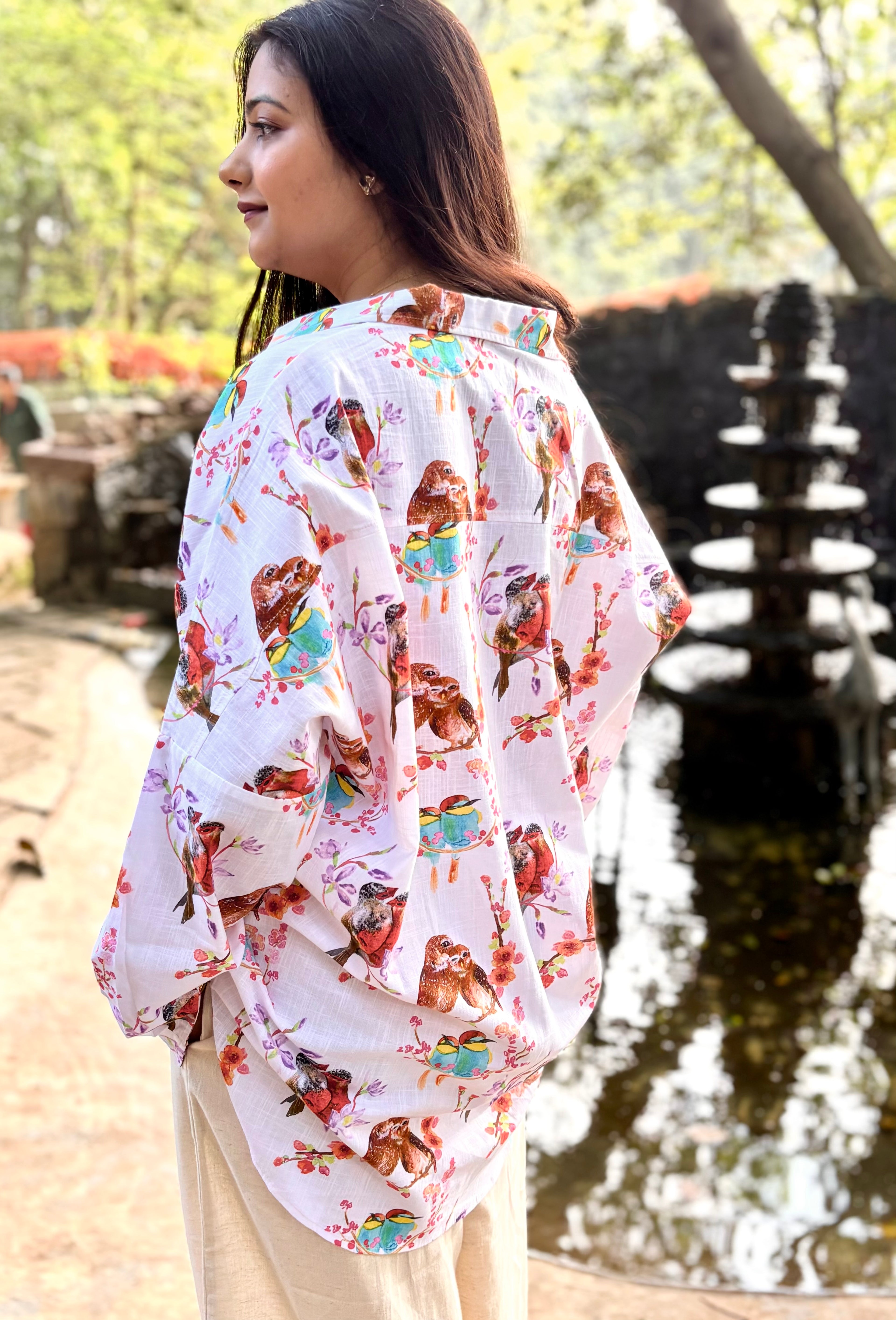 Lovebirds Flower Shirt