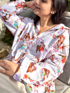 Lovebirds Flower Shirt